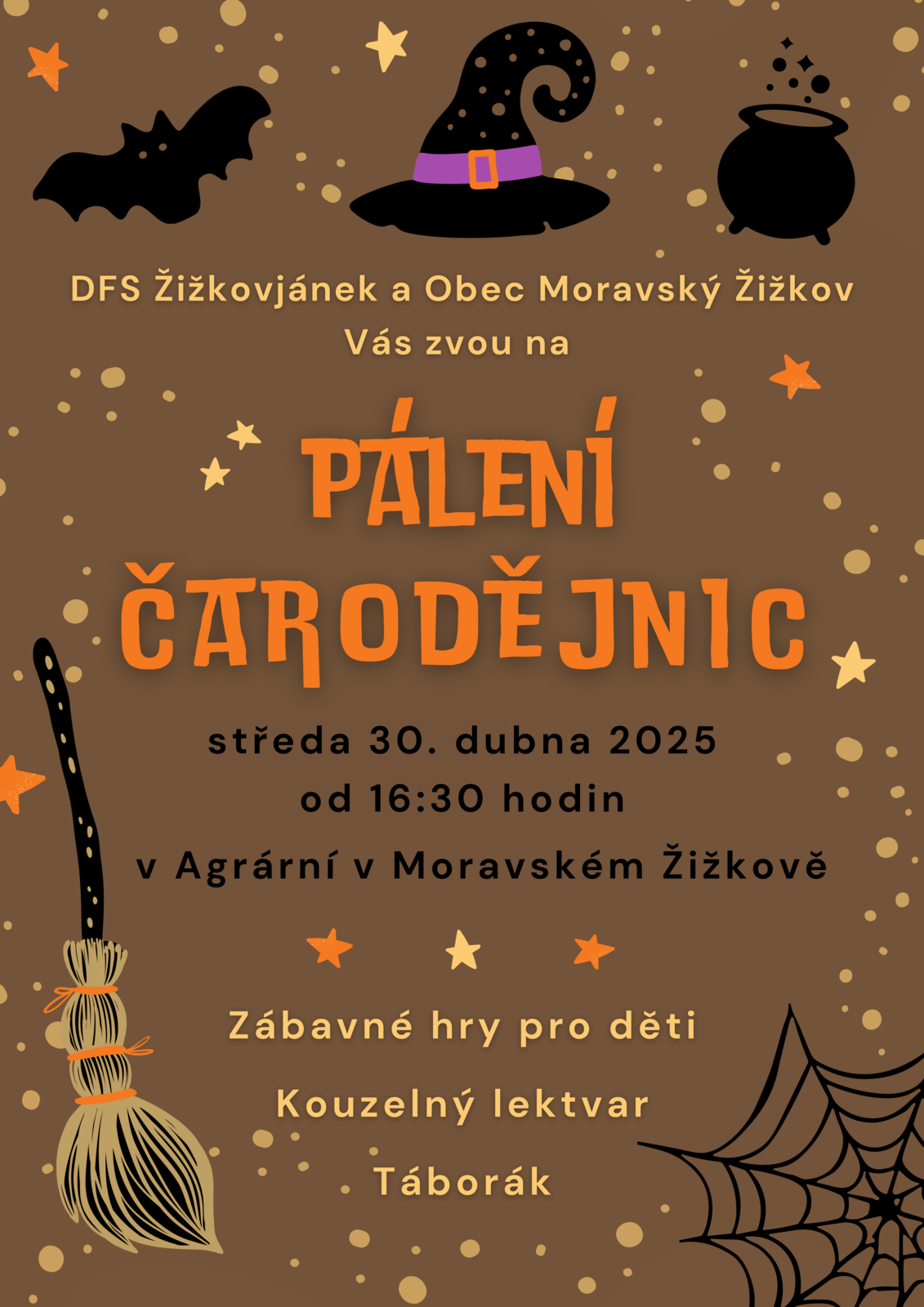 Pálení čarodějnic 2025 - plakát.png